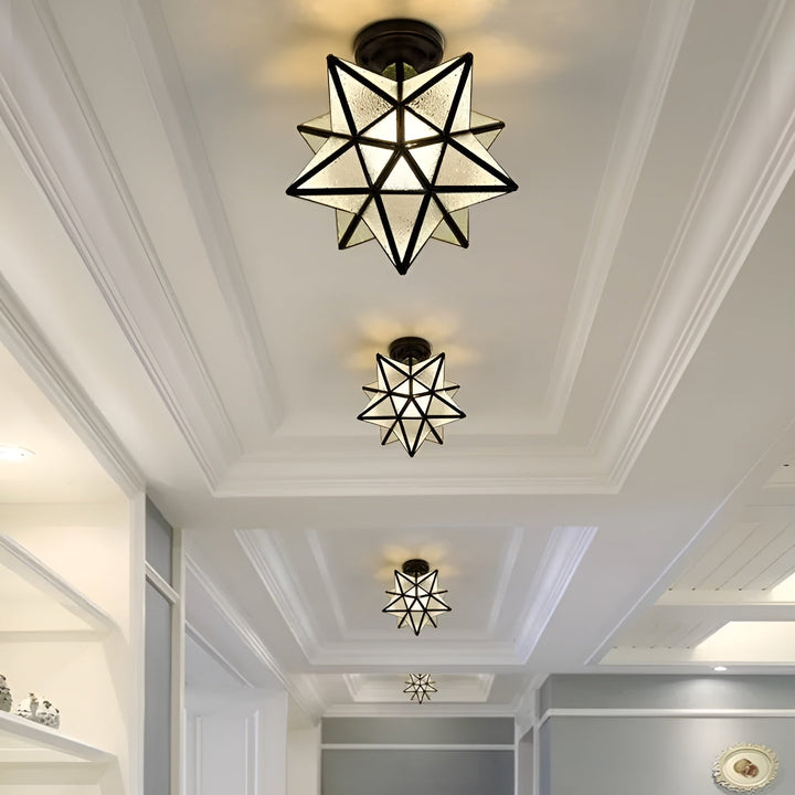 HaloStar Light – Elegant LED-stjernelampe for taket