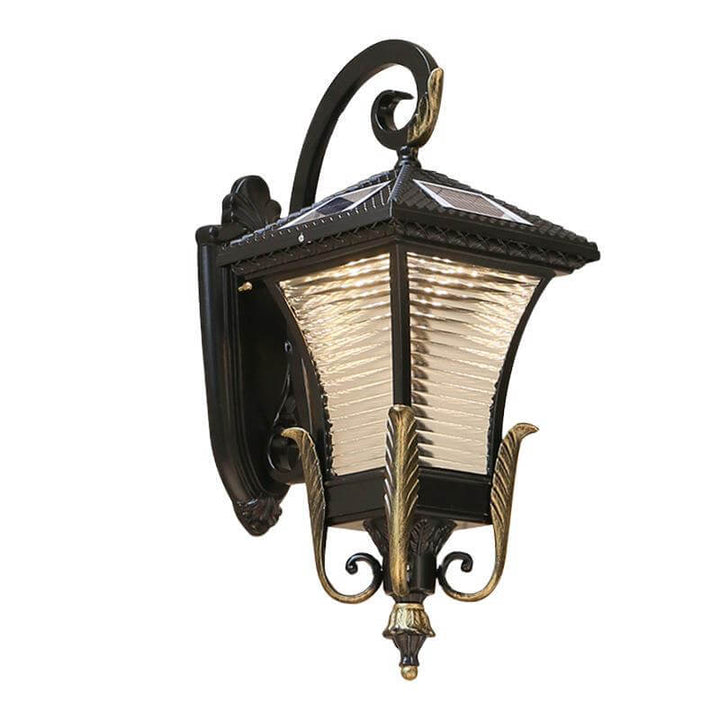 Europeisk stil Retro Aluminium Vanntett Utendørs 1-Lys Vegg Sconce Lampe | Skanto