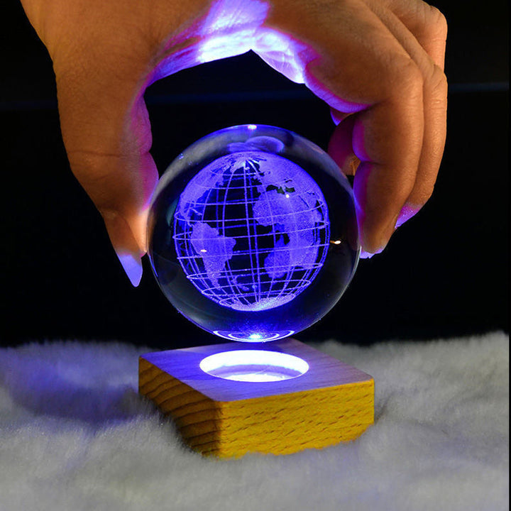 Skanto | 3D Galaxy Crystal Ball Nattlampe Dekorlampe