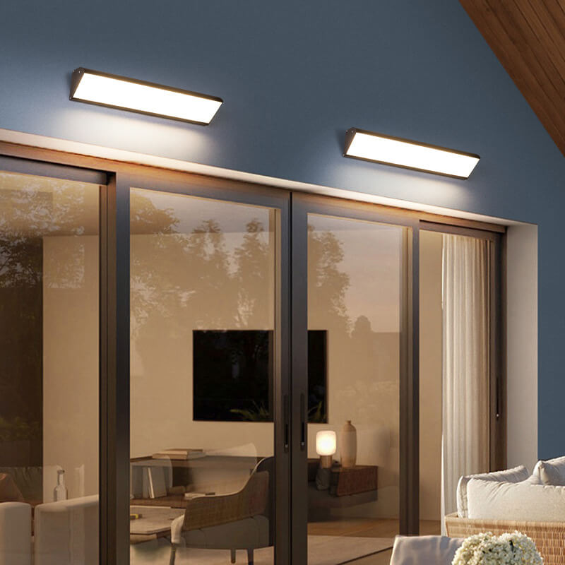 Garduru Aluminium LED Vegglampe | Vanntett | Innendørs- og utendørsbelysning | Ulike størrelser og farger