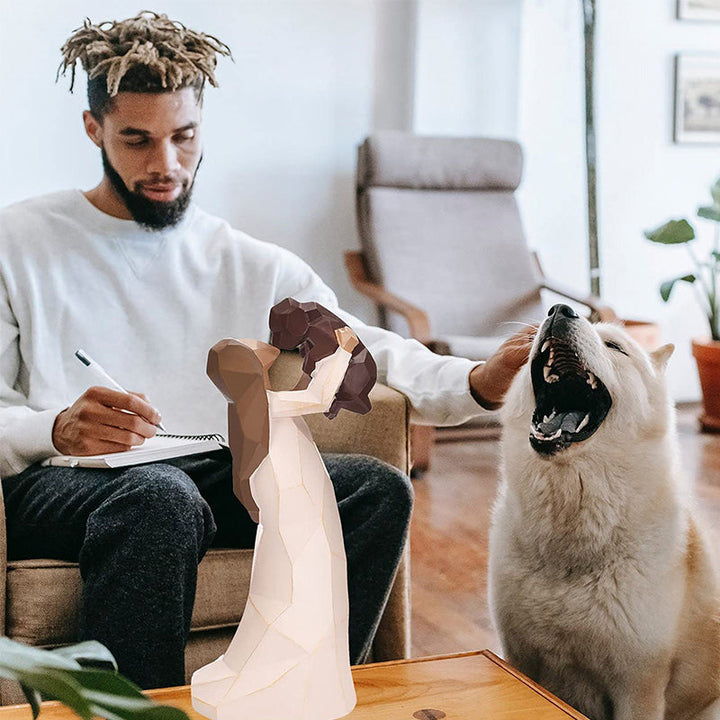 Skanto | Engelen av vennskap hund monument figur figurine