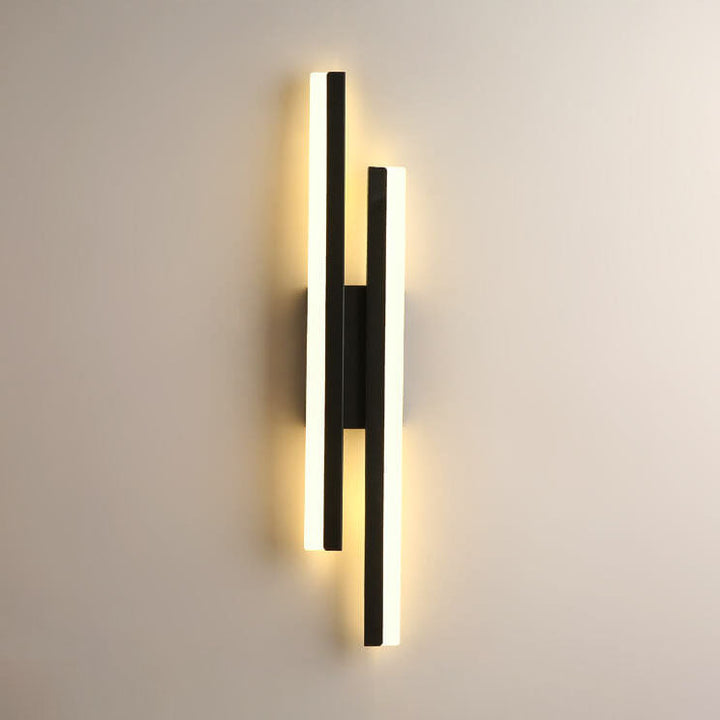 Skanto | LuxLine Moderne LED Vegglampe | Minimalistisk Design | Jern & Akryl | Dimmbar Lys