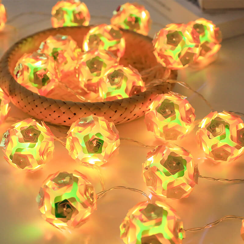 Skanto | Moderne roser dekorert USB LED fargede lyskjeder