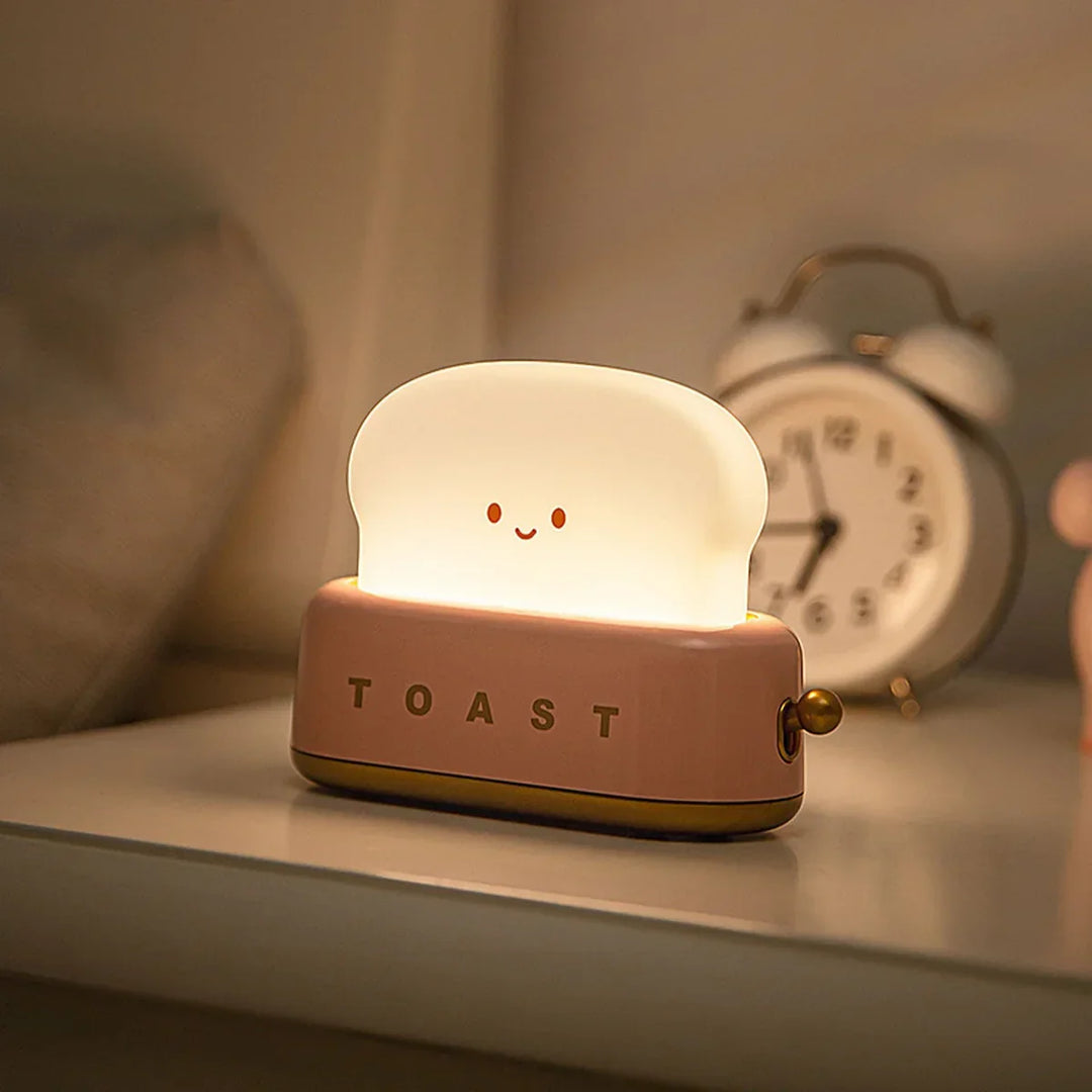 Sjarmerende Nattlampe i Toast Form Skanto