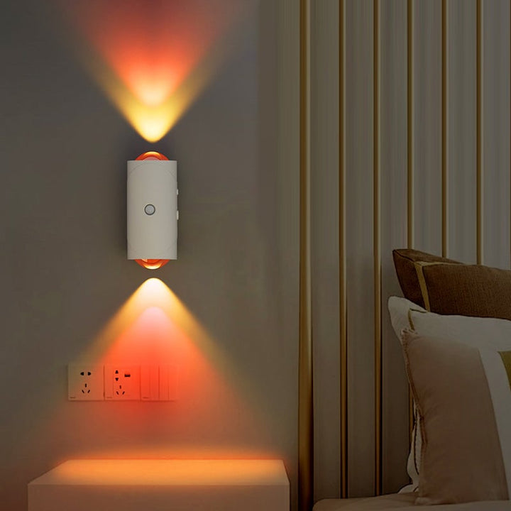 Skanto | Smart bevegelsessensor vegglampe med fargerik gradient