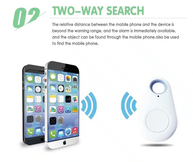 Bluetooth Nøkkel Finner iTag Tracker - for iPhone eller Android | Skanto