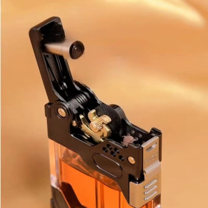 Clear Tank Metal Kerosene Lighter | Skanto