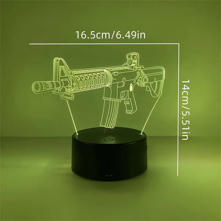 GeoLume - 3D LED skrivebordslampe med berøringsSkanto
