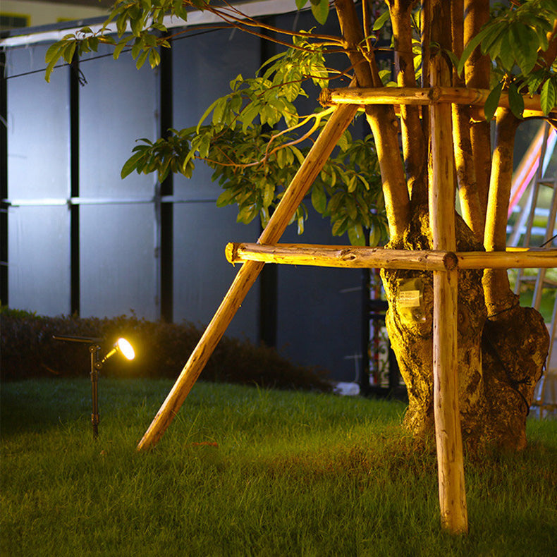 Moderne industriell ABS solvanntett LED spotlight hageinnsettingslys for utendørs patio | Skanto
