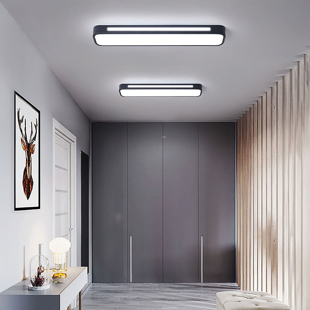 Nordiske minimalistiske lange LED-Deckenleuchte