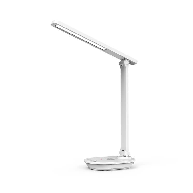 Skanto | Moderne dobbelt sammenleggbart øyepleie trådløst oppladbart LED skrivebordslampe