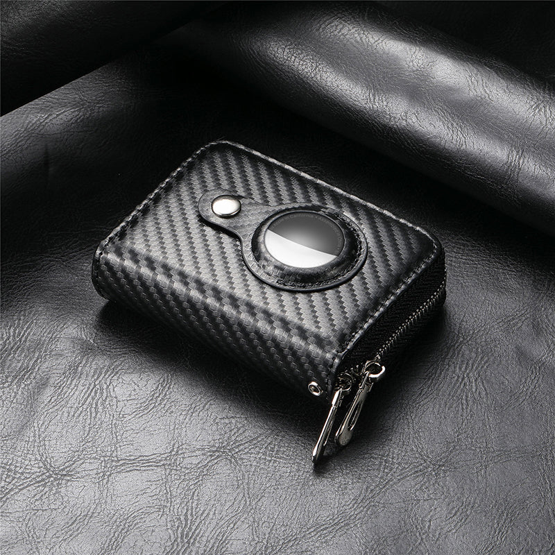 Skanto | Intelligent AirTag-Zip RFID Lær Lommebok