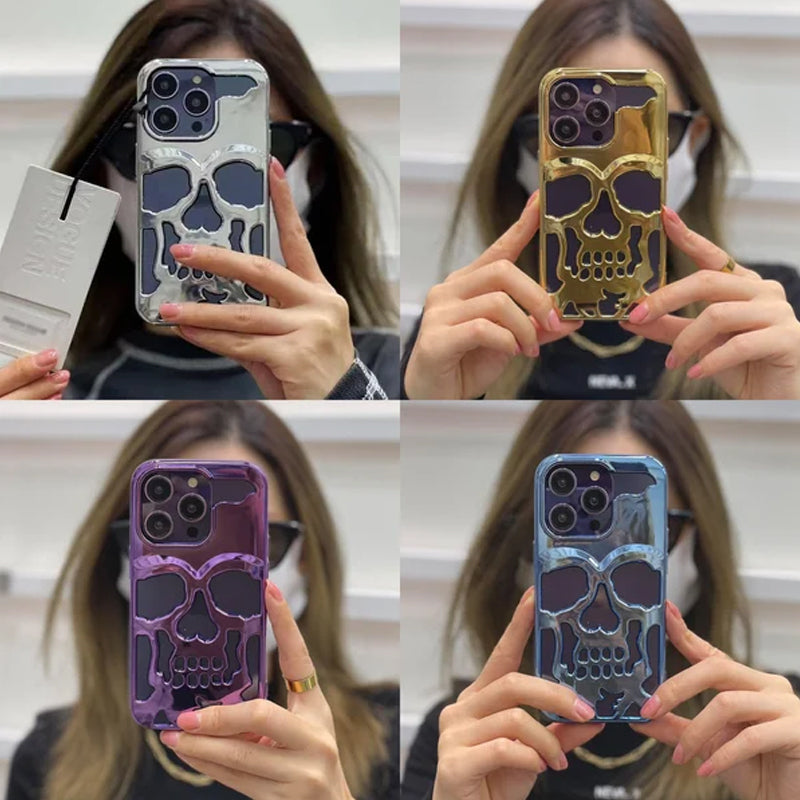 Skanto | Plated Skull Deksel For iPhone
