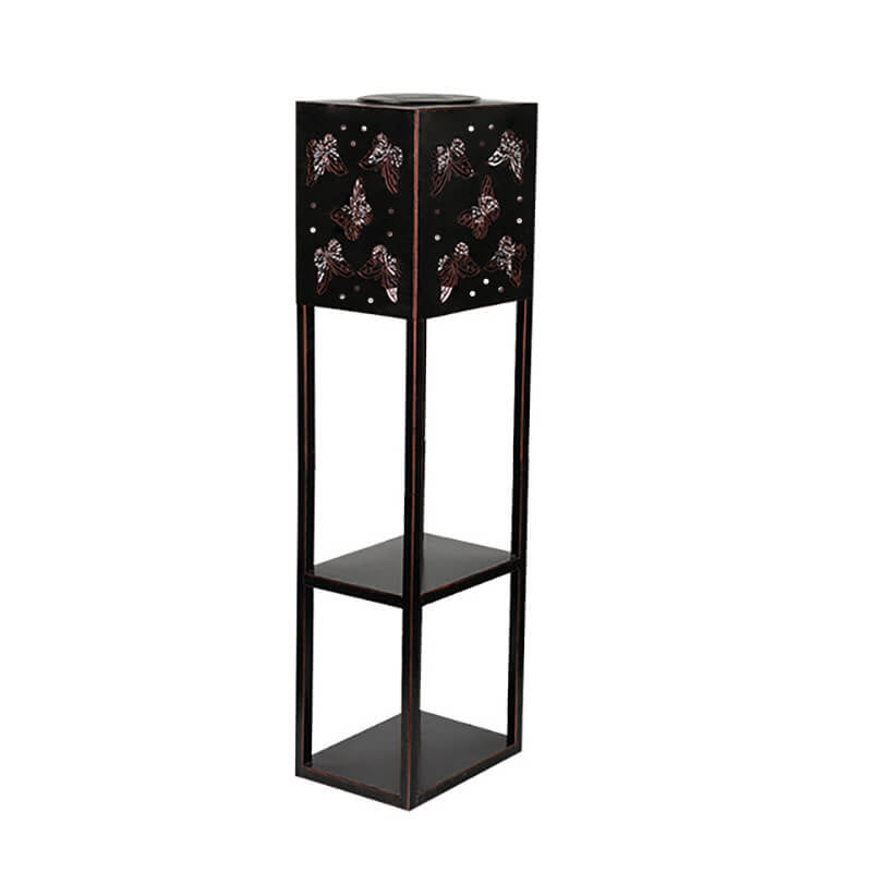 Solar Butterfly Light Shadow Square Shelf Planter Light Garden Decorative Outdoor Waterproof Patio Outdoor Light | Skanto