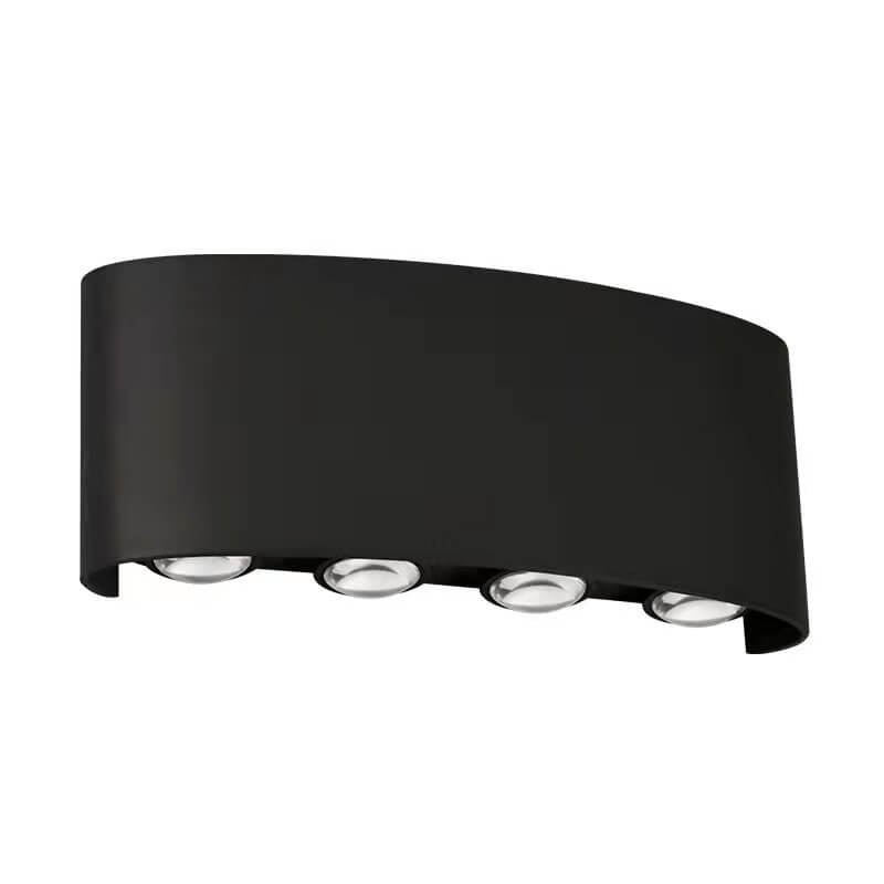 Moderne utendørs bue opp og ned spotlight LED utendørs vanntett vegglampe | Skanto