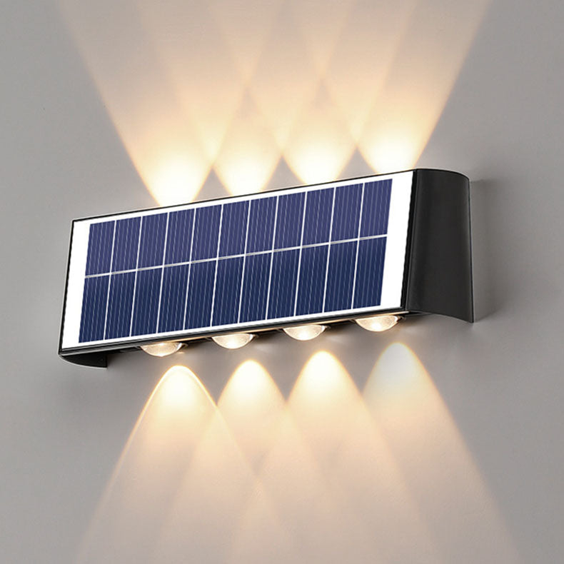 Skanto | Moderne Enkelhet Sol Vannavstøtende Rektangulær ABS PMMA LED Vegglampe For Utendørs Patio