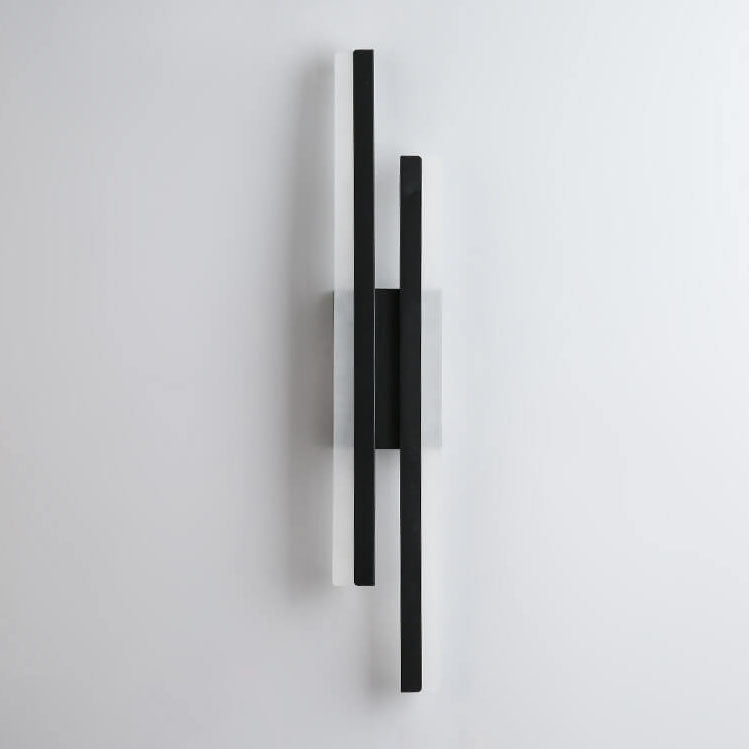 Skanto | LuxLine Moderne LED Vegglampe | Minimalistisk Design | Jern & Akryl | Dimmbar Lys