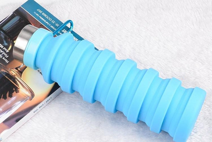 Aqua - Sammenleggbar Silikon Vannflaske | Skanto