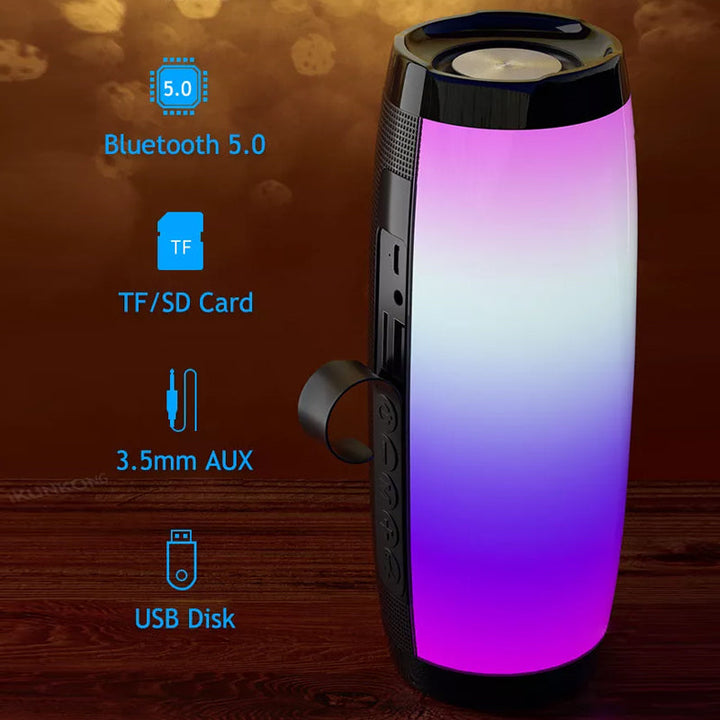 Skanto | LED Bluetooth Trådløs Bass Subwoofer Musikkspiller
