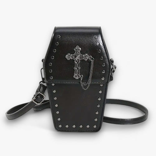 Skanto | Gotisk Skulderveske Crossbody Pung for Trendy Spooky Stil