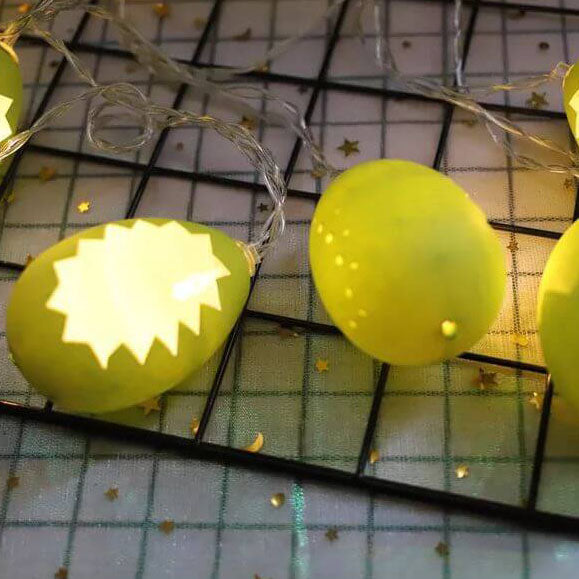Skanto | Påskebroken egg streng LED dekorative lys