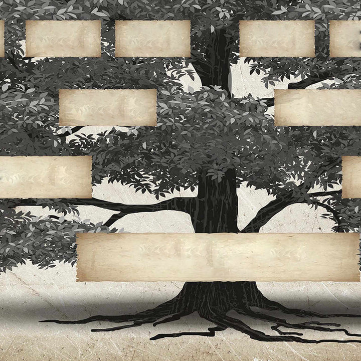 Familietre Genealogi Diagram | Skanto