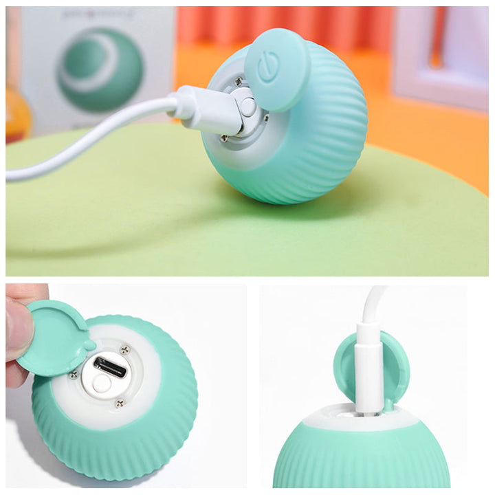 Intelligent Electric Self-Rolling Cat Toy Ball | Skanto