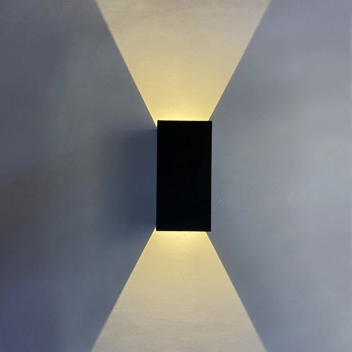 Moderne Smart Square APP Dimming Vanntett LED Vegglys Lampe | Skanto
