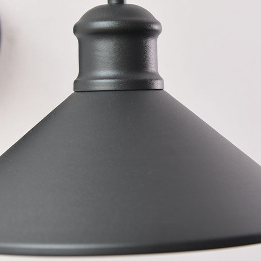 Moderne Minimalistisk Kjegle Jern 1-Lys Vegglampe For Utendørs Patio | Skanto