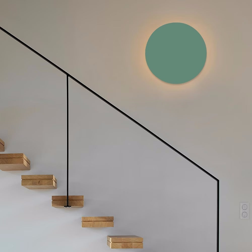 Skanto | GlowOrb Minimalistisk Rund LED Vegglampe | Fargevariasjon | Dimmbar Lys
