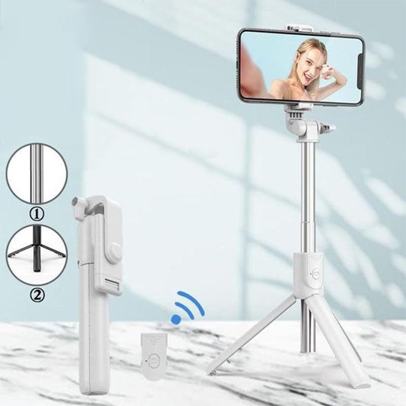 Tripod for selfie stick with Bluetooth remote control | Skanto
