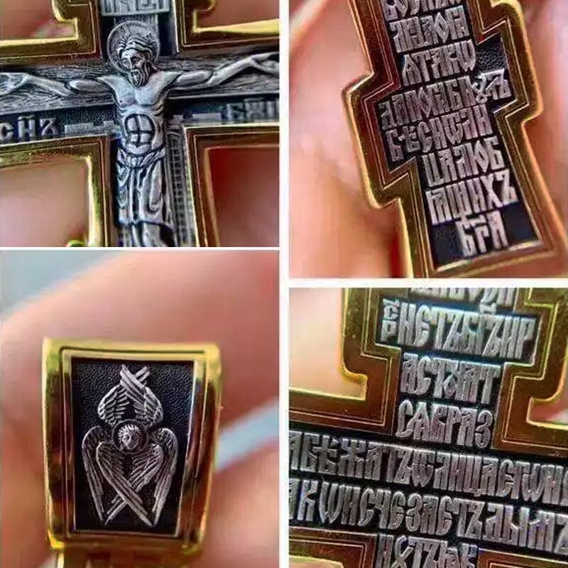 Vintage Cross Necklace Skanto