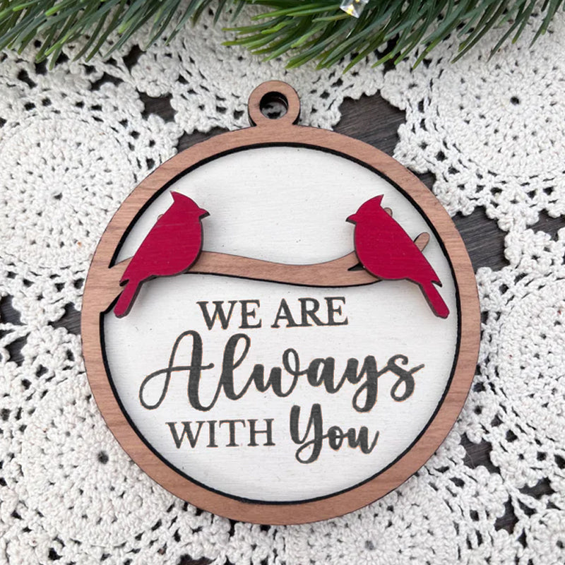 Skanto | Cardinal Bird Tre juleornament