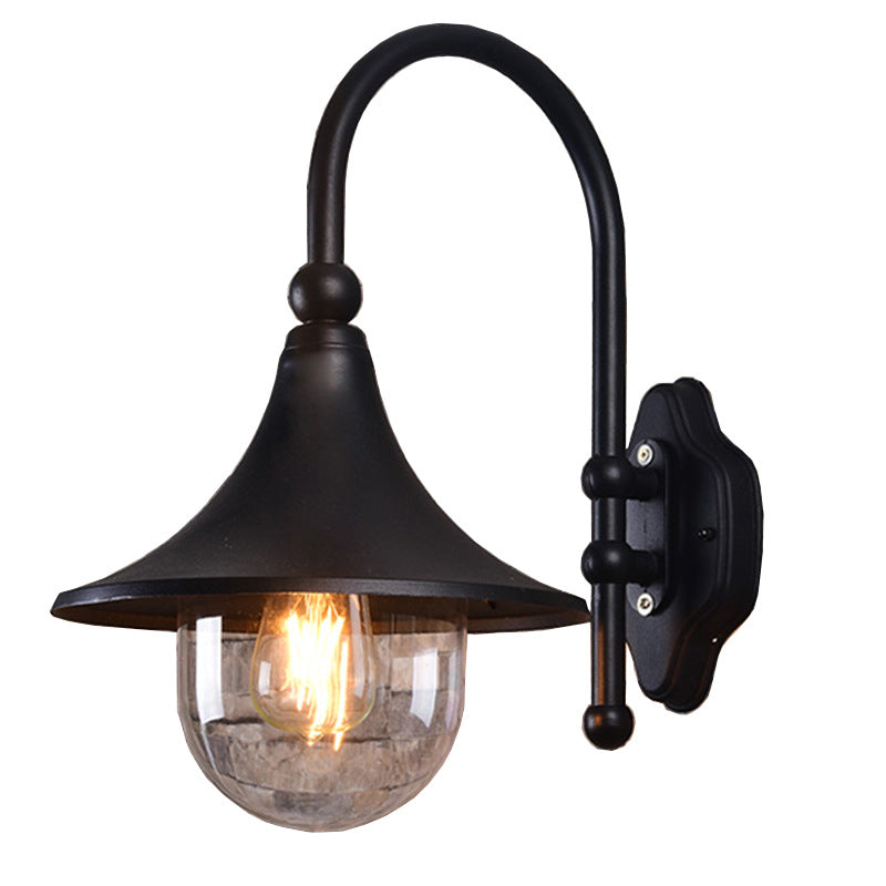 Retro Minimalist Trompet Vanntett 1-Lys Vegglampe | Skanto