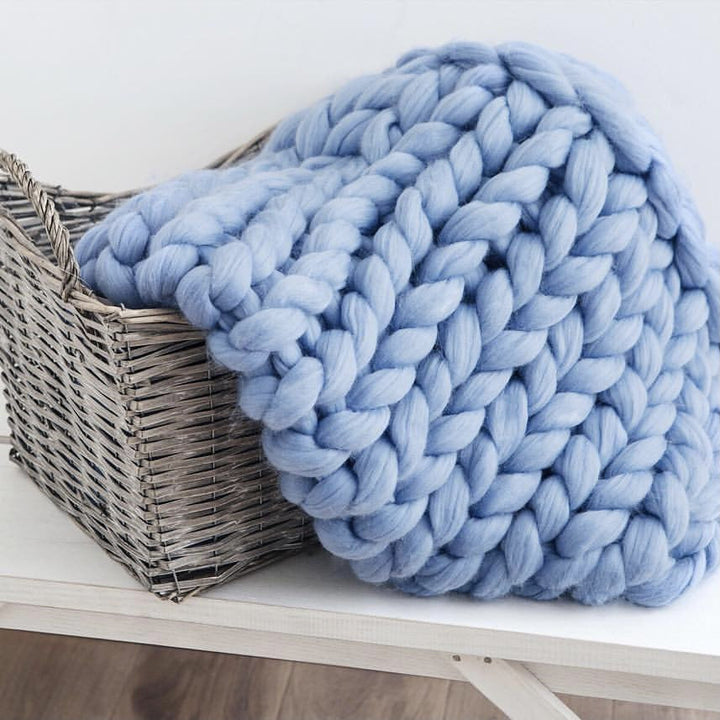 Skanto | Chunky Strikket Teppet