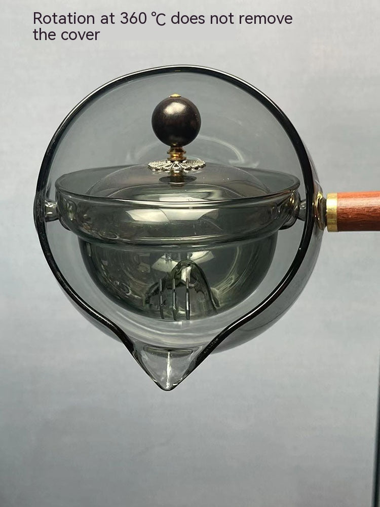 Rotary Glass Teapot med infusor. | Skanto