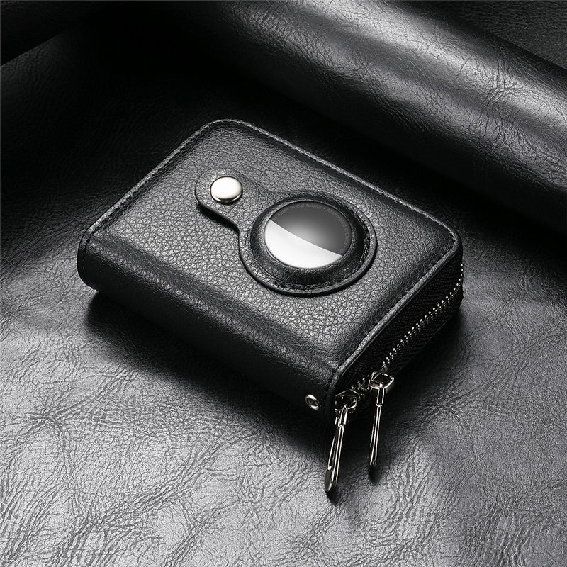 Skanto | Intelligent AirTag-Zip RFID Lær Lommebok