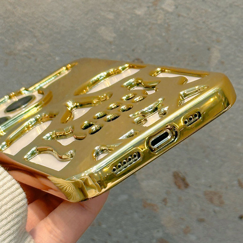 Skanto | Plated Skull Deksel For iPhone
