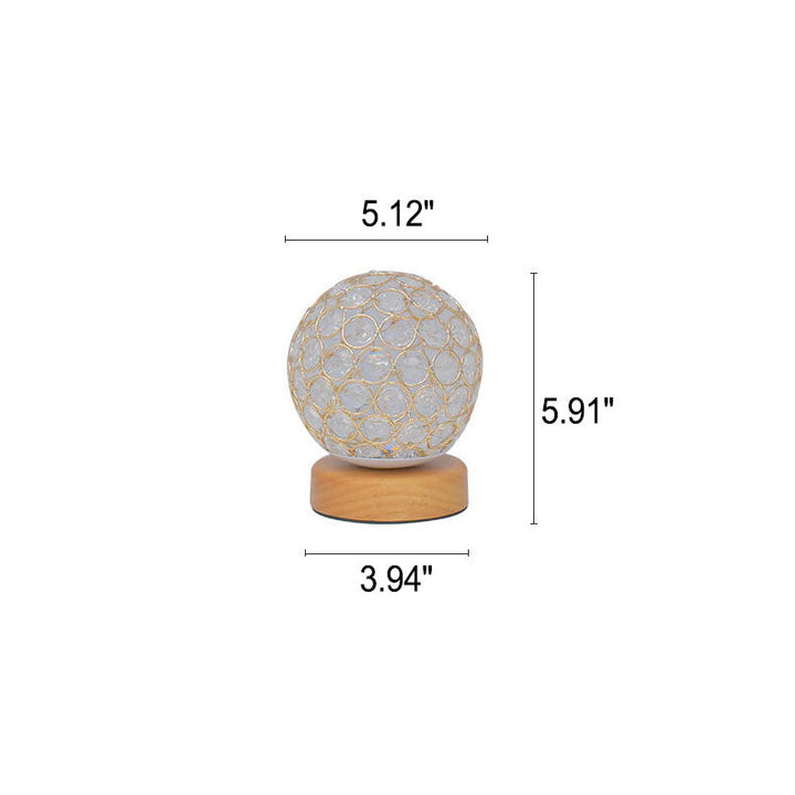 Skanto | Modern Minimalist Rund USB oppladbar LED bordlampe