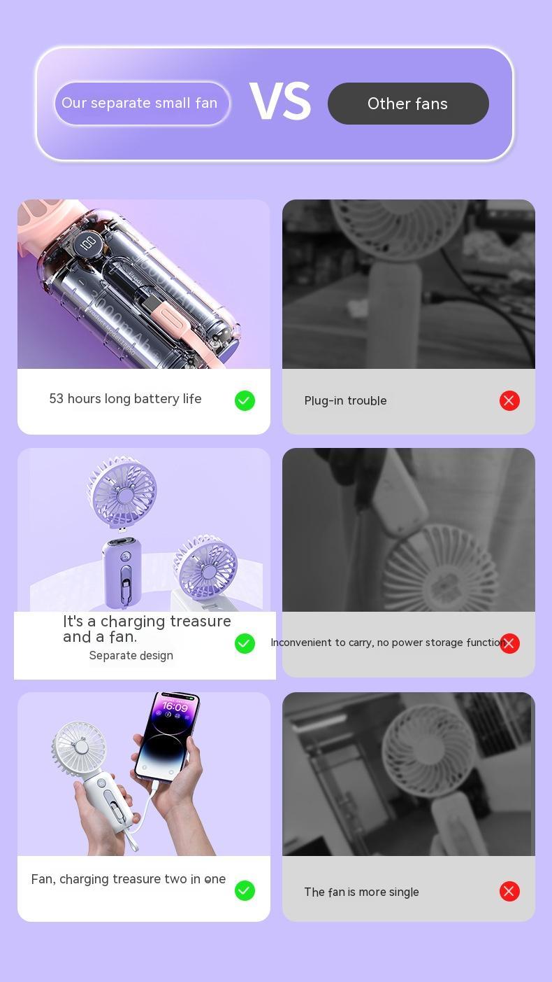Dual-Use Mini Fan | Skanto