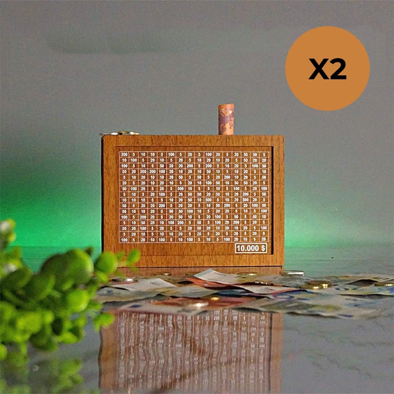Holzkasse med gravert figurer | Skanto