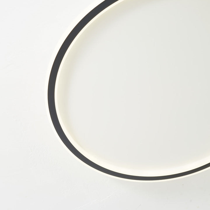 LunaNova – Moderne LED-taklampe i metall/akryl for stue og soverom, ack/Hvit design