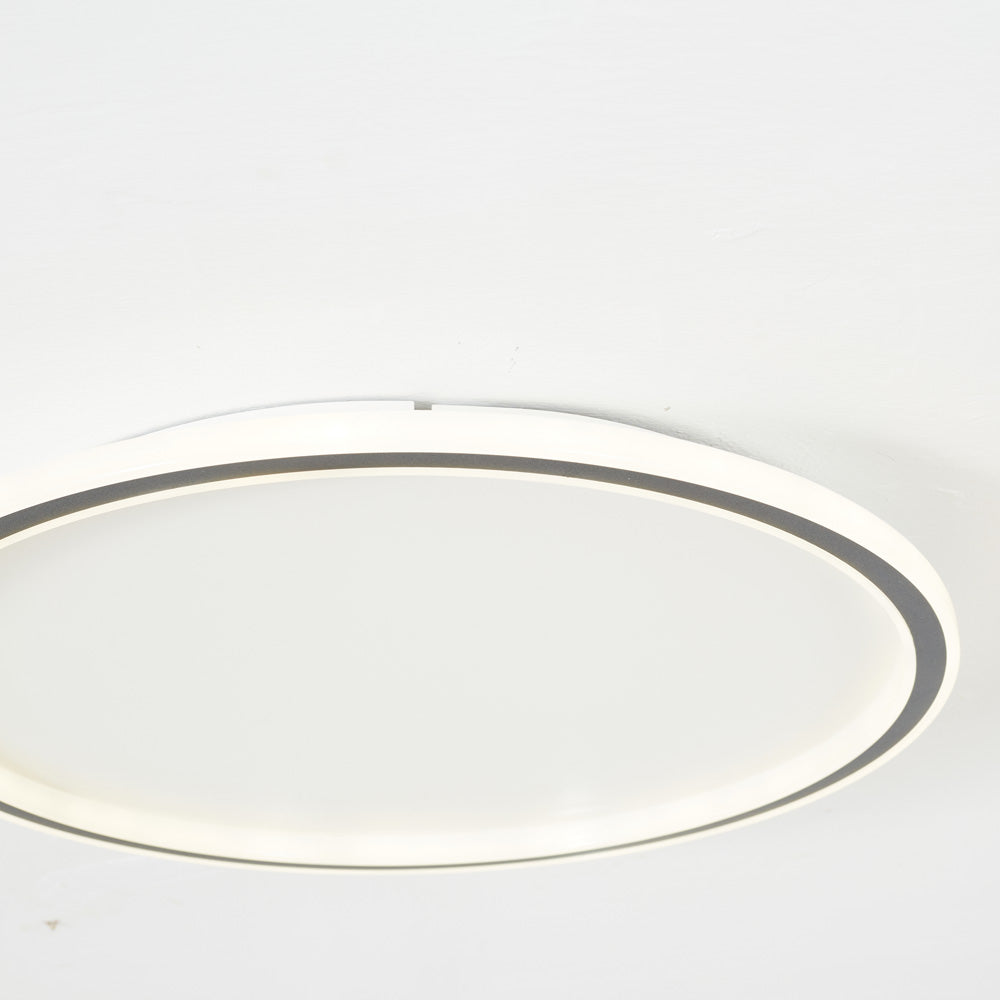LunaNova – Moderne LED-taklampe i metall/akryl for stue og soverom, ack/Hvit design
