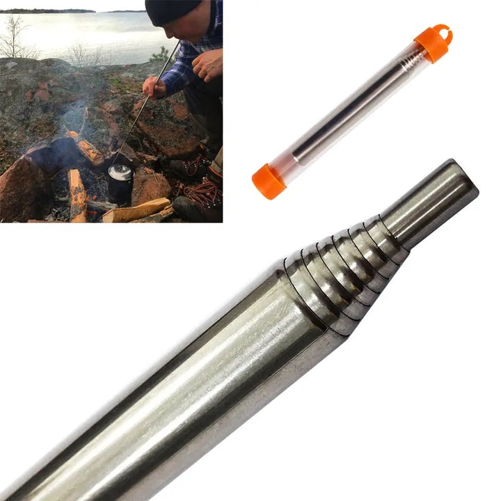 Skanto | Overlevelses Pustepipe for Leirbål & Utendørs Matlaging