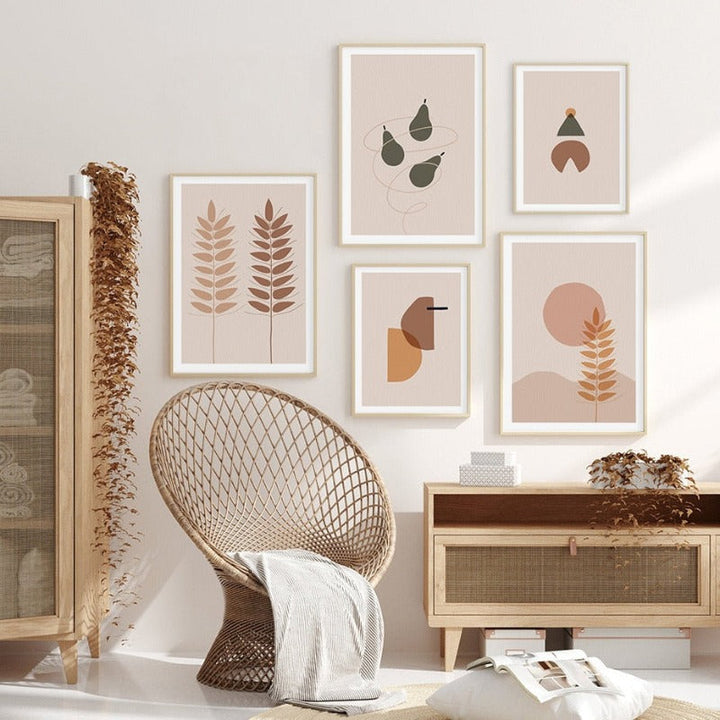 Boho Lifestyle - Lerret Veggkunst Maleri | Skanto