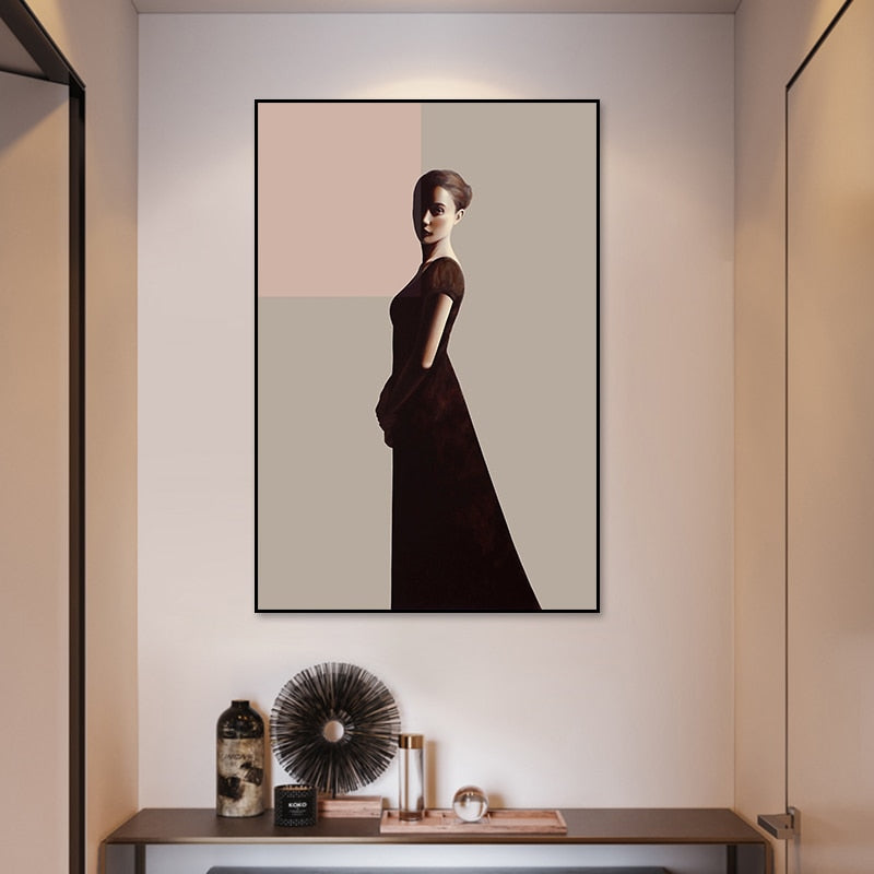 Luksuriøs figurveggkunst - lerret veggkunst maleri