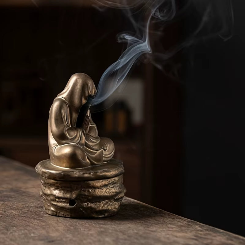 Skanto | Silent Monk Backflow Keramisk Røkelsesbrenner