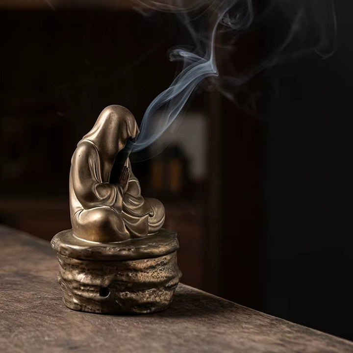 Skanto | Silent Monk Backflow Keramisk Røkelsesbrenner