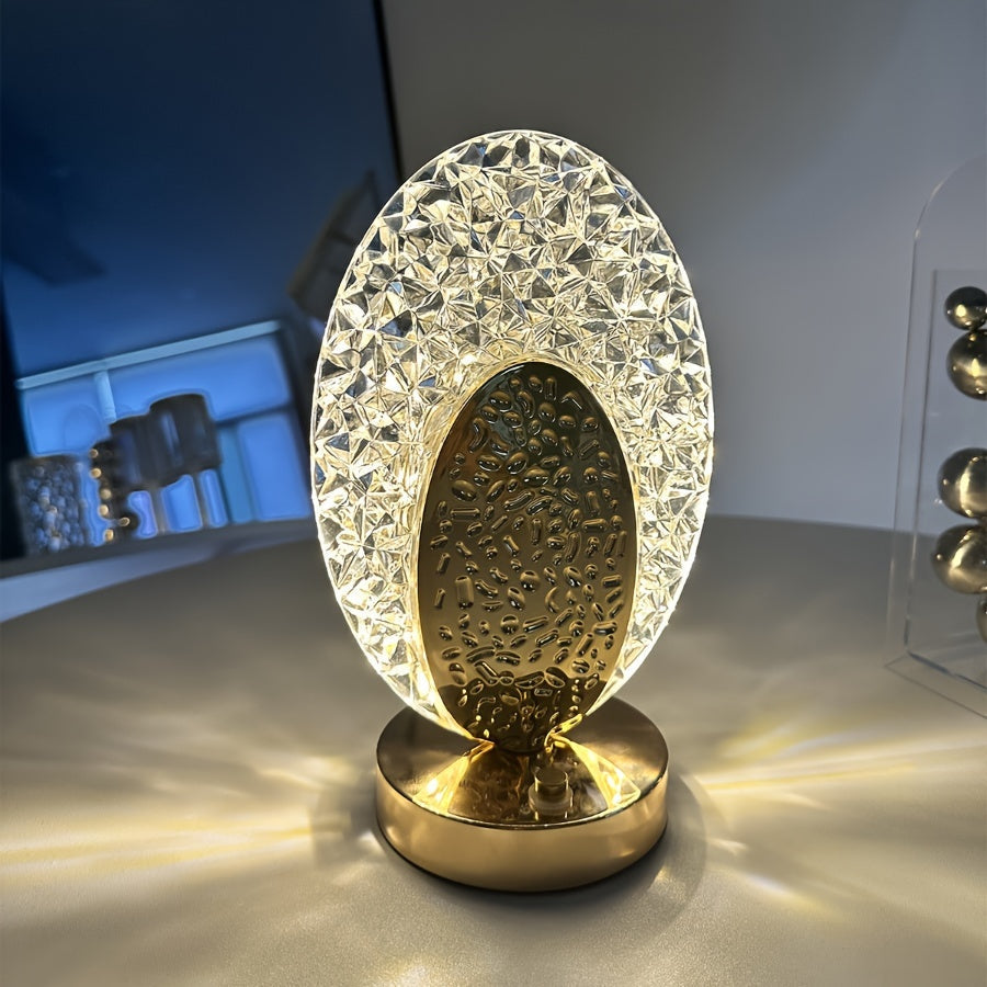 FeatherLamp - USB berøringsbordlampe med unikt fjærdesign Skanto