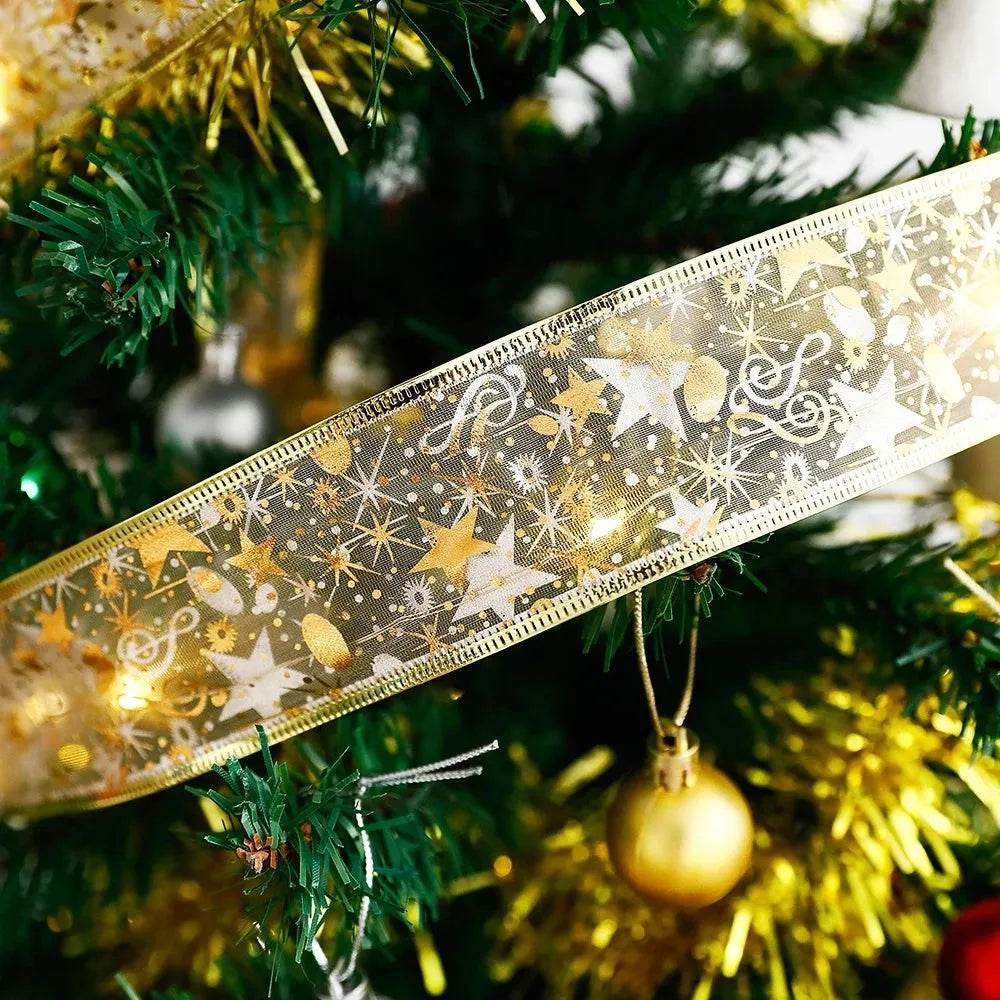 Skanto | LED Lys Hot Stamping Dobbeltlag Bånd Juledekorasjoner